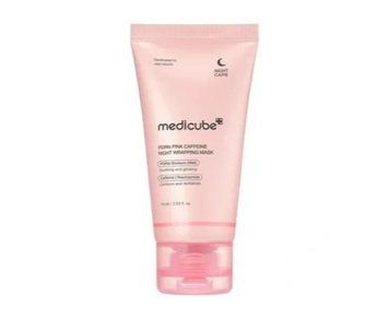 Нічна маска-плівка з полінуклеотидами та кофеїном Medicube PDRN Pink Caffeine Night Wrapping Mask, 75 мл 130219 фото