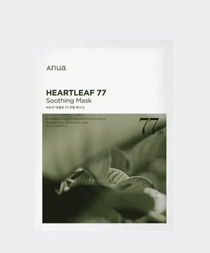Заспокійлива маска для обличчя з екстрактом хауттюйнії ANUA Heartleaf 77% Soothing Sheet Mask 121305 фото